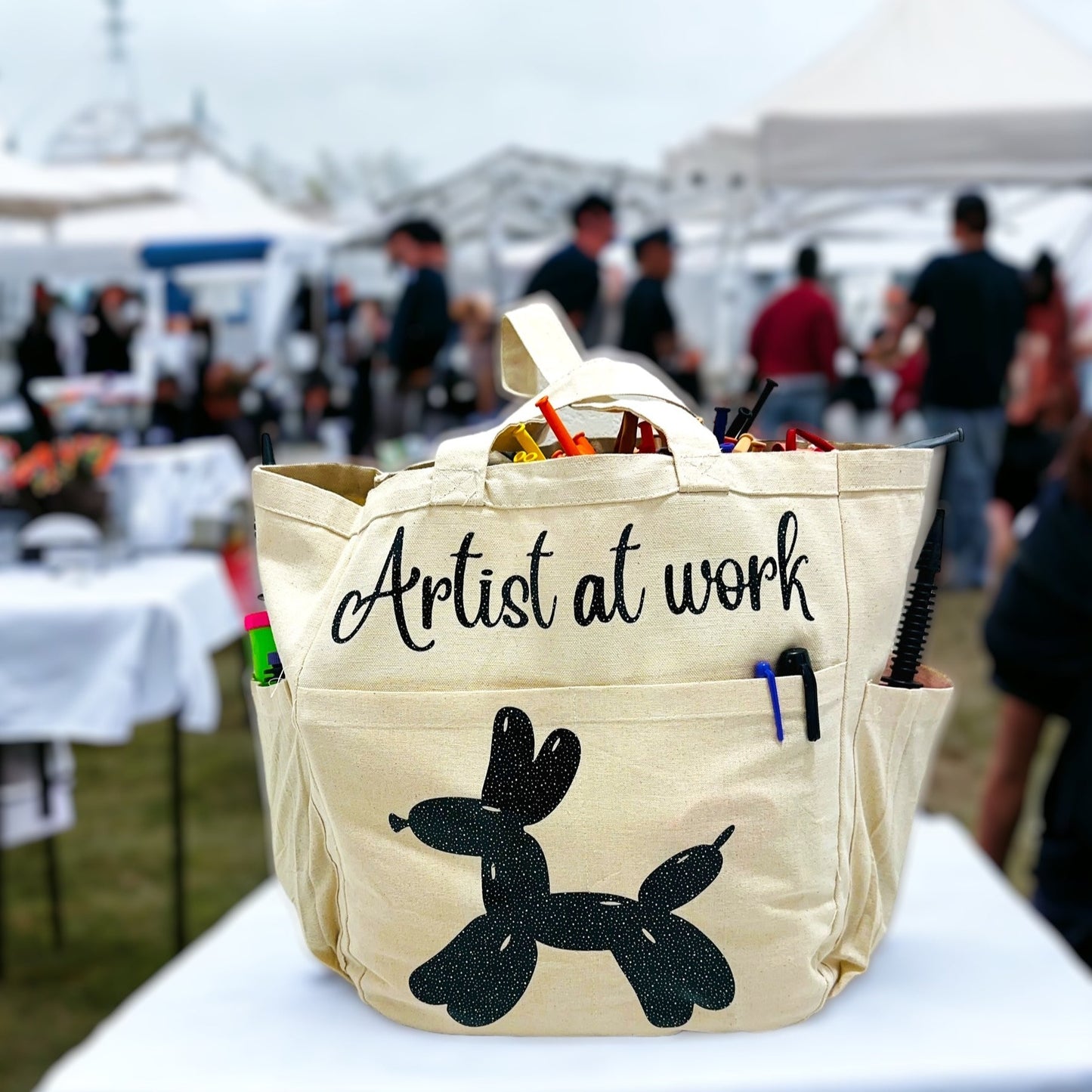 ENTERTAINER CANVAS BAG
