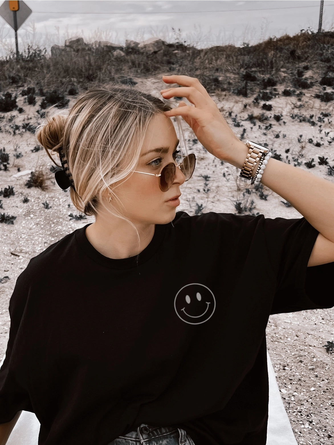 Happy Lil Thang Aesthetic Trendy Graphic Tee