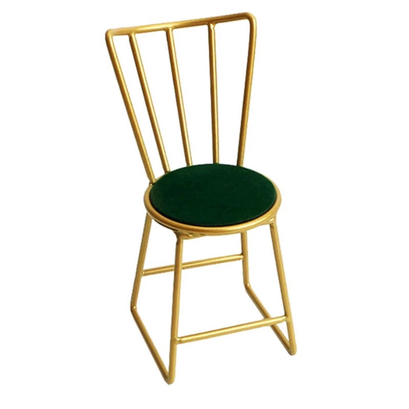 1:6 Scale Miniature High Quality Metal 3 Piece Table and Chairs Set