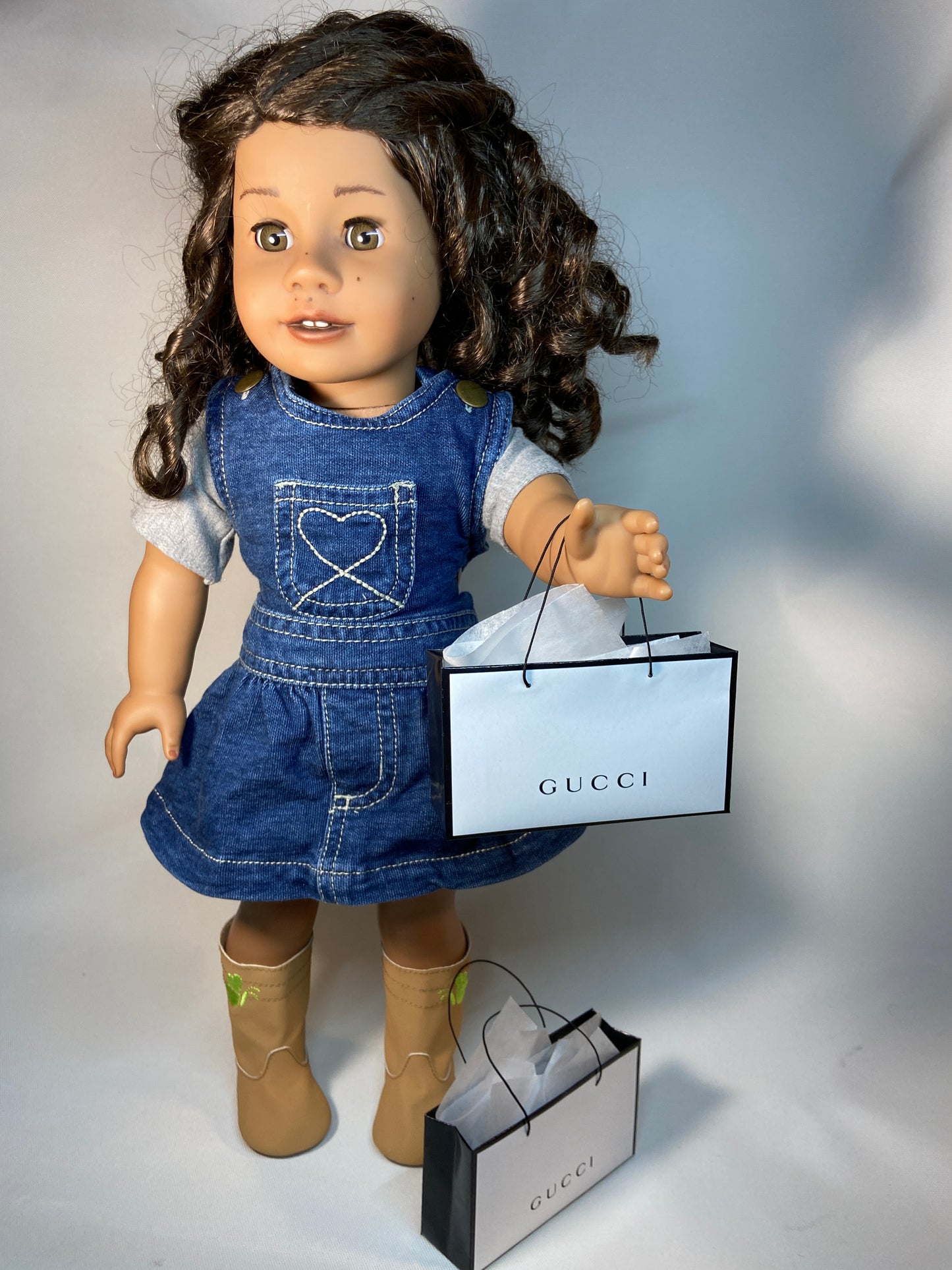 MINIATURE SHOPPING BAGS FOR AMERICAN GIRL & MY LIFE DOLLS