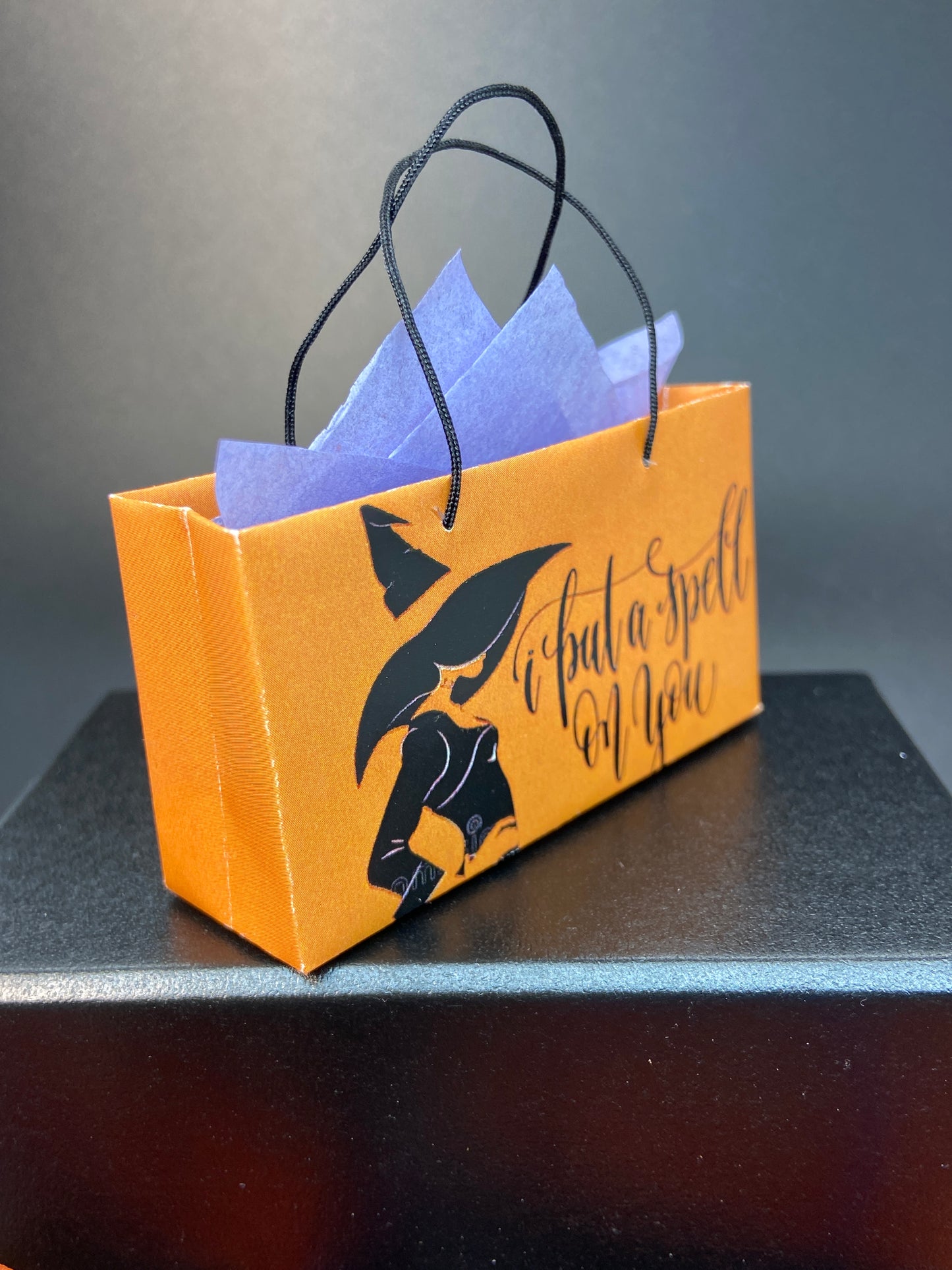 MINIATURE HALLOWEEN SHOPPING BAGS FOR FASHION DOLL