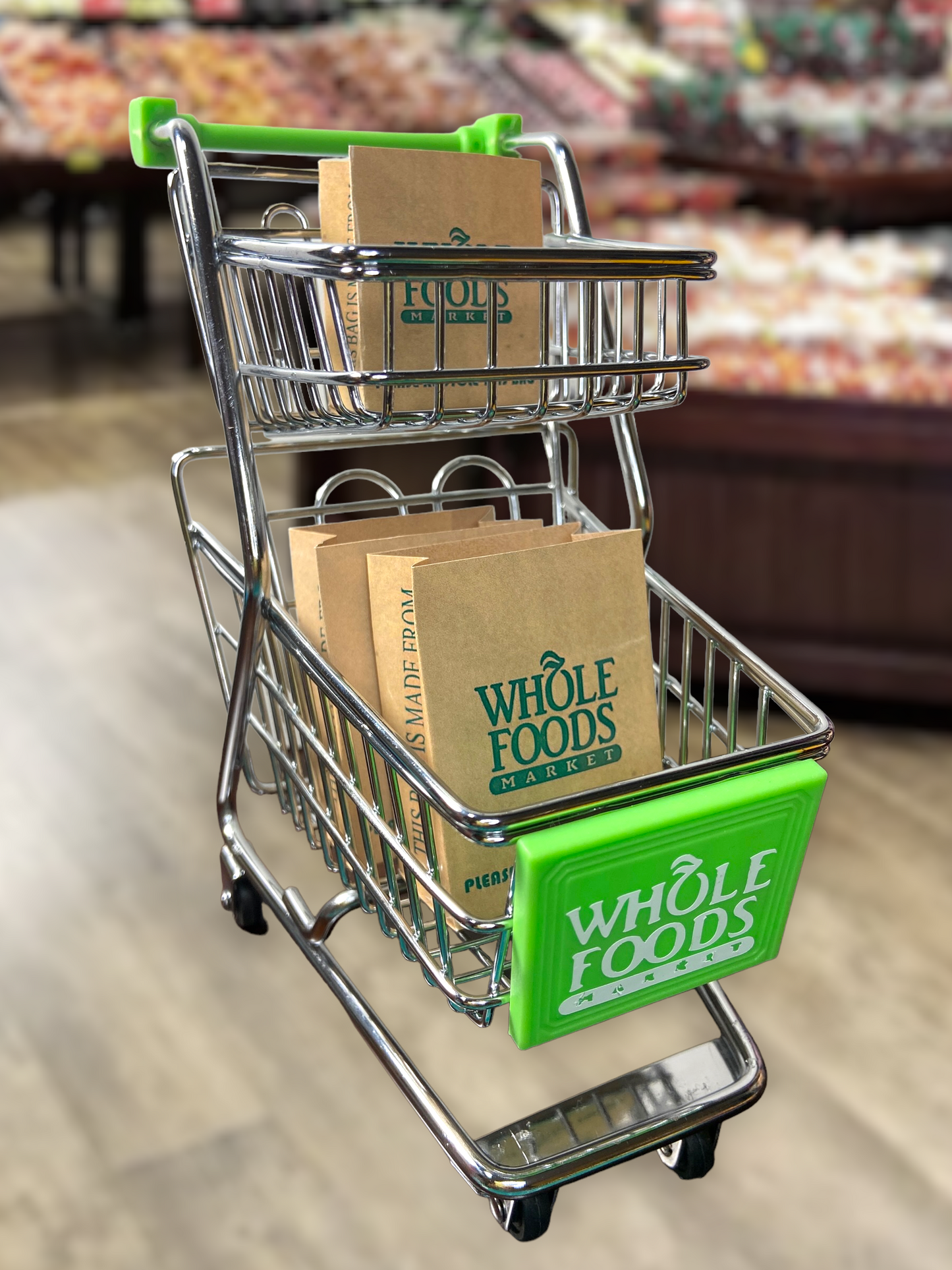 1:6 SCALE Miniature High Quality Metal Shopping Cart