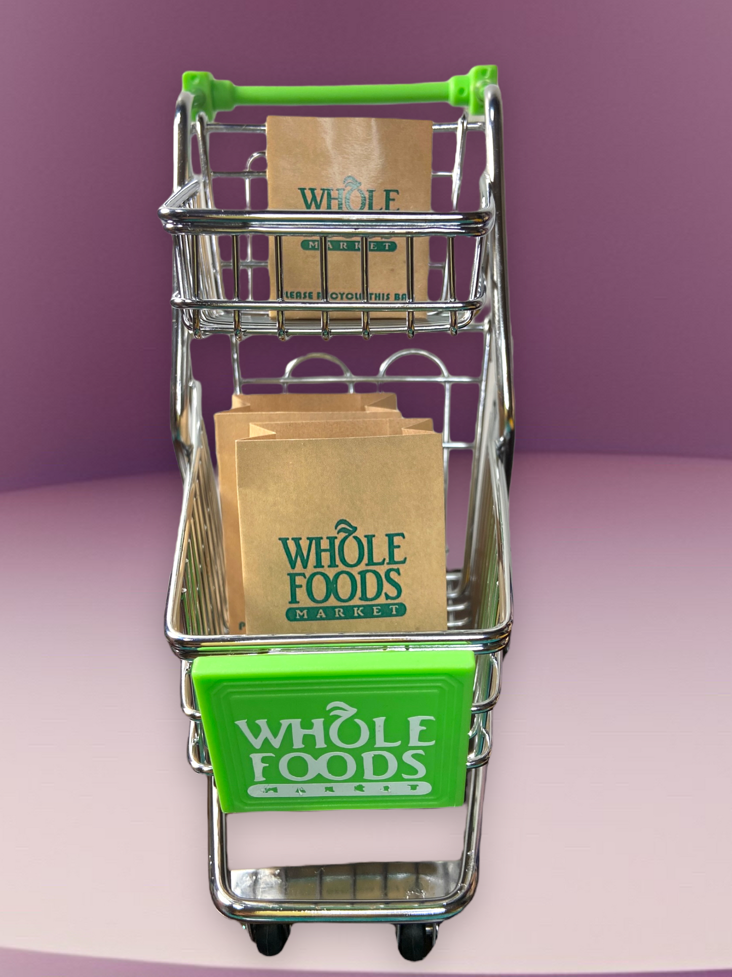 1:6 SCALE Miniature High Quality Metal Shopping Cart