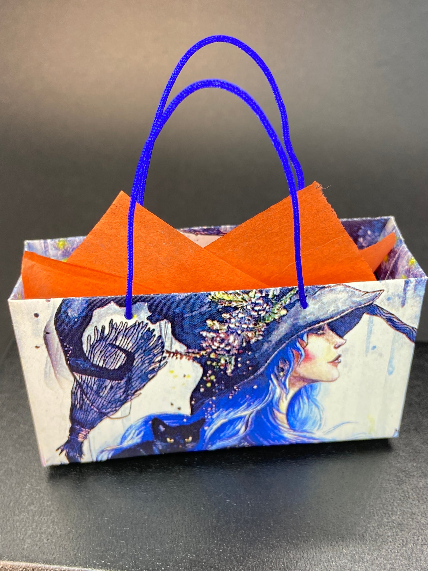 MINIATURE HALLOWEEN SHOPPING BAGS FOR FASHION DOLL