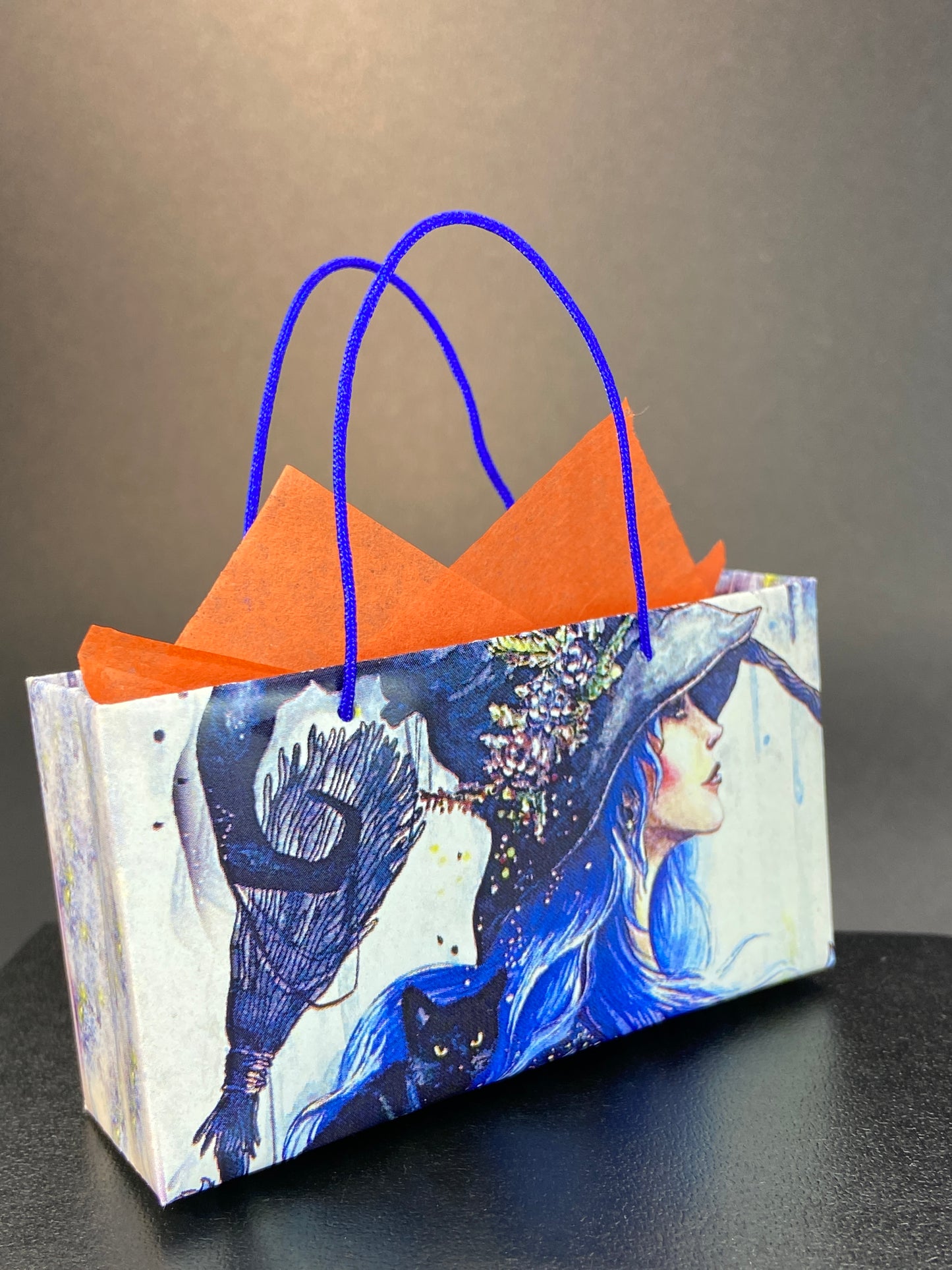 MINIATURE HALLOWEEN SHOPPING BAGS FOR FASHION DOLL