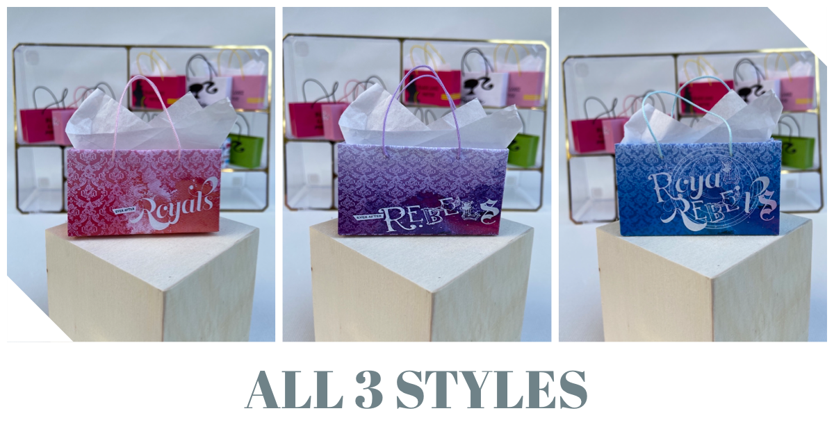ROYAL & REBEL MINIATURE SHOPPING BAGS FOR FASHION DOLLS