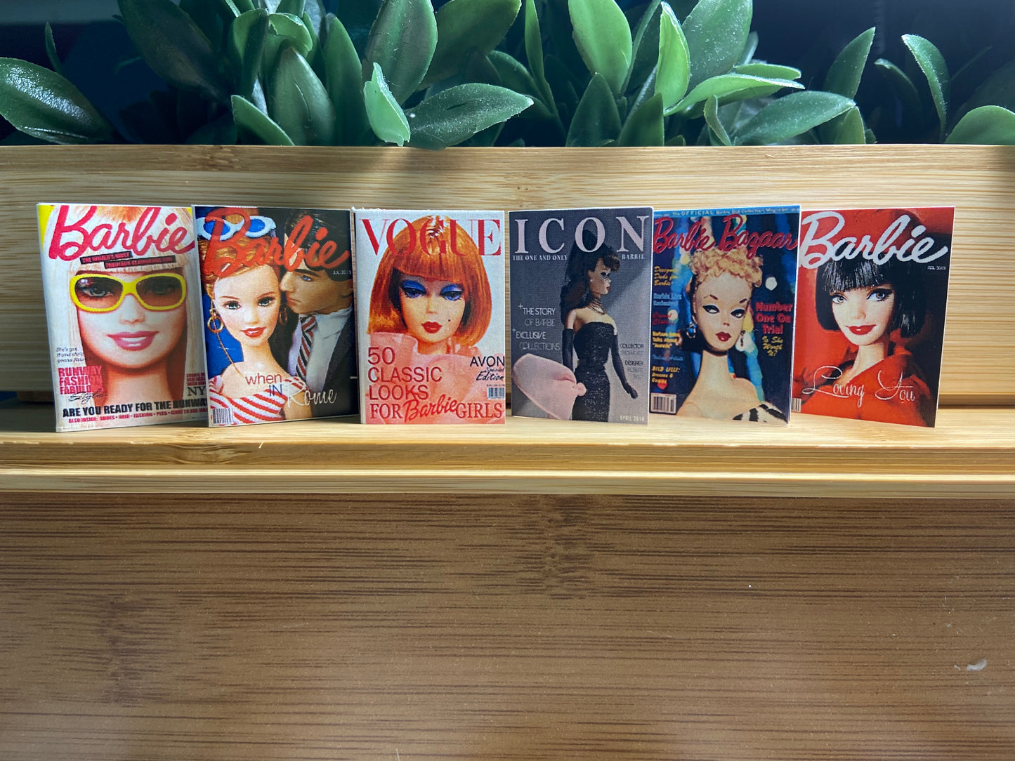 SET OF 6 MINIATURE VINTAGE MAGAZINES III