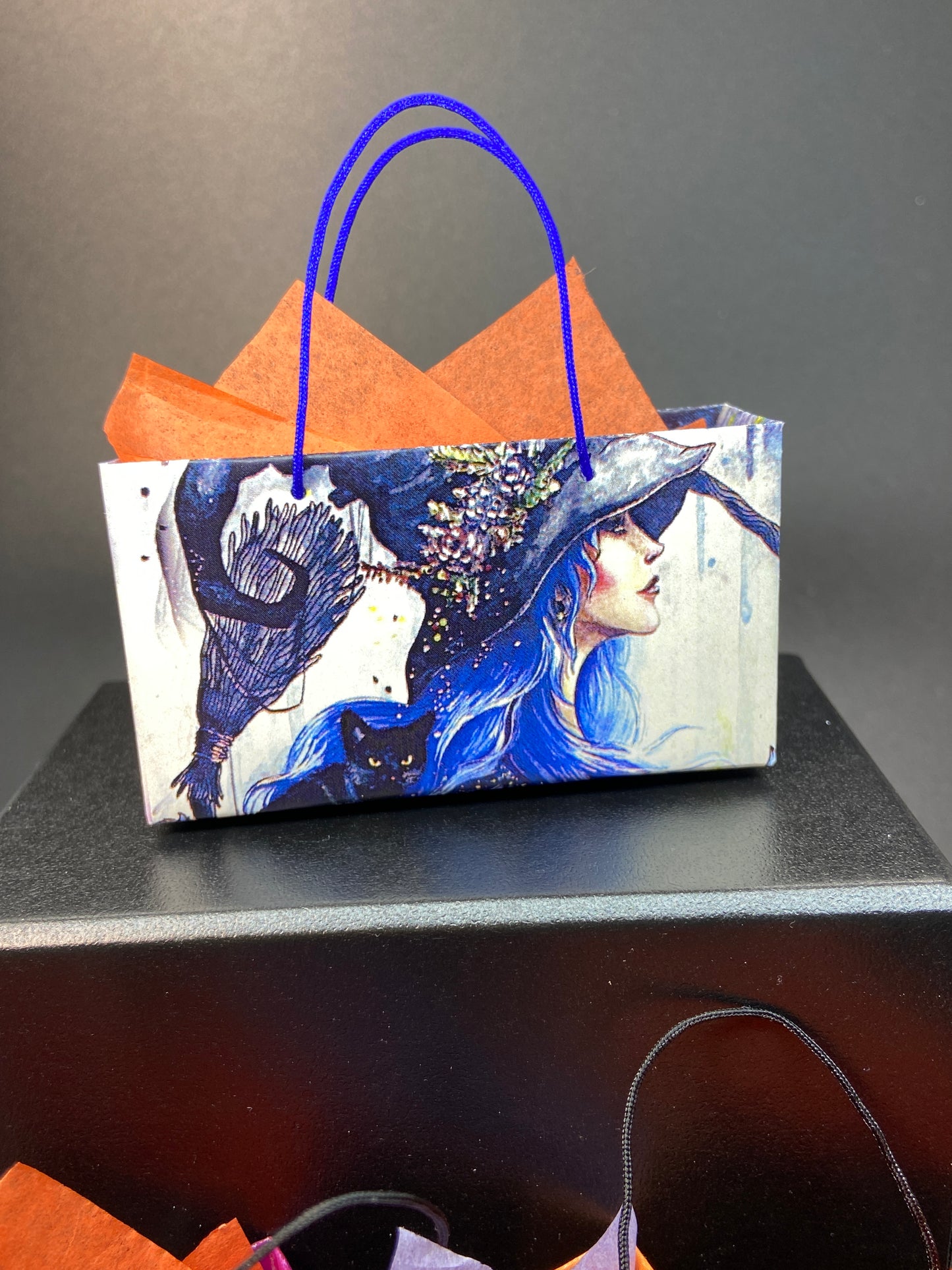 MINIATURE HALLOWEEN SHOPPING BAGS FOR FASHION DOLL