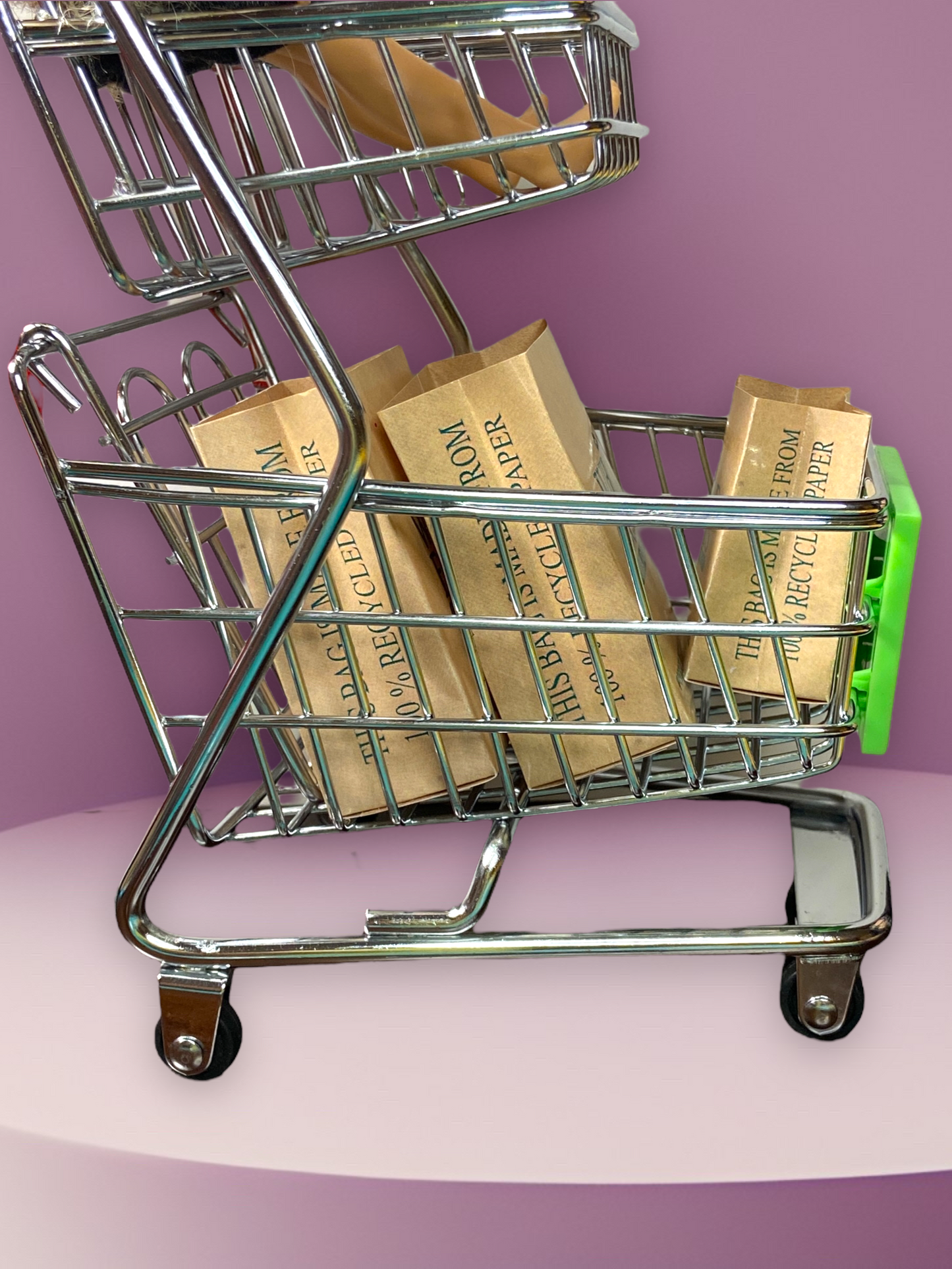1:6 SCALE Miniature High Quality Metal Shopping Cart