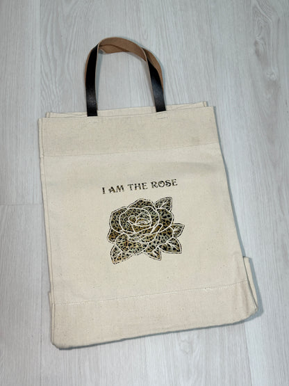 "I AM THE ROSE" CANVAS BAG