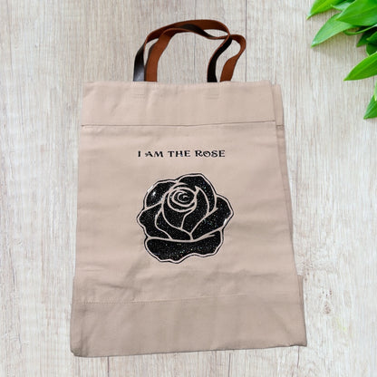 "I AM THE ROSE" CANVAS BAG