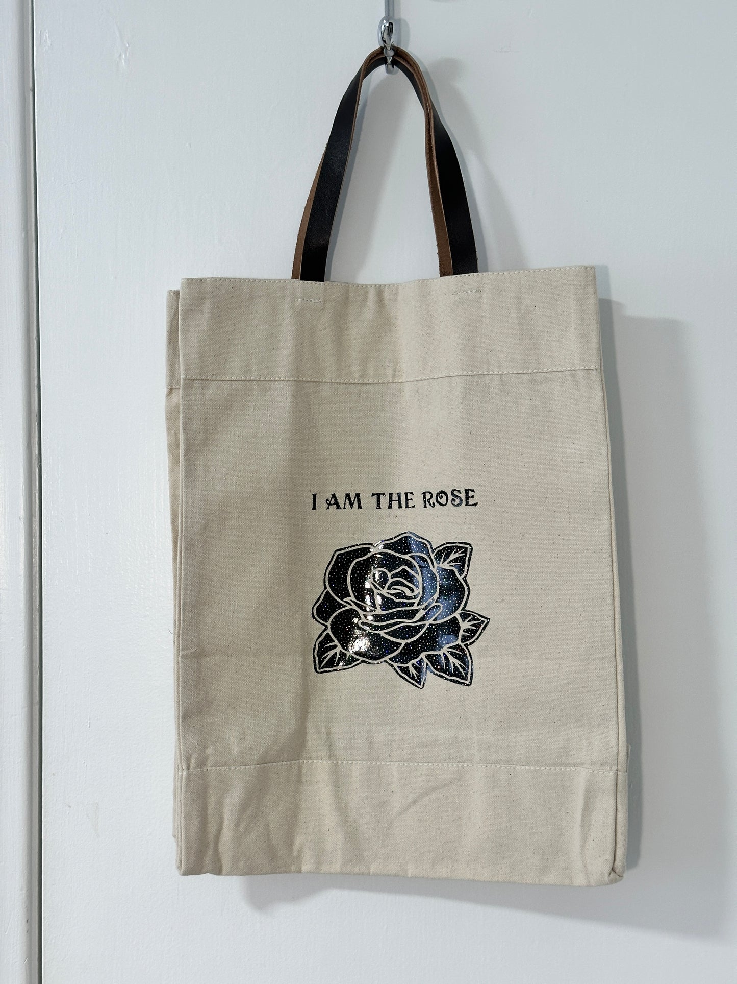 "I AM THE ROSE" CANVAS BAG