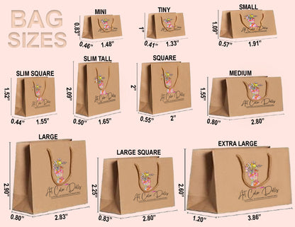 MINIATURE SHOPPING BAG STYLES 19-27