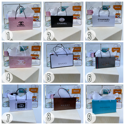 MINIATURE SHOPPING BAG STYLES 19-27