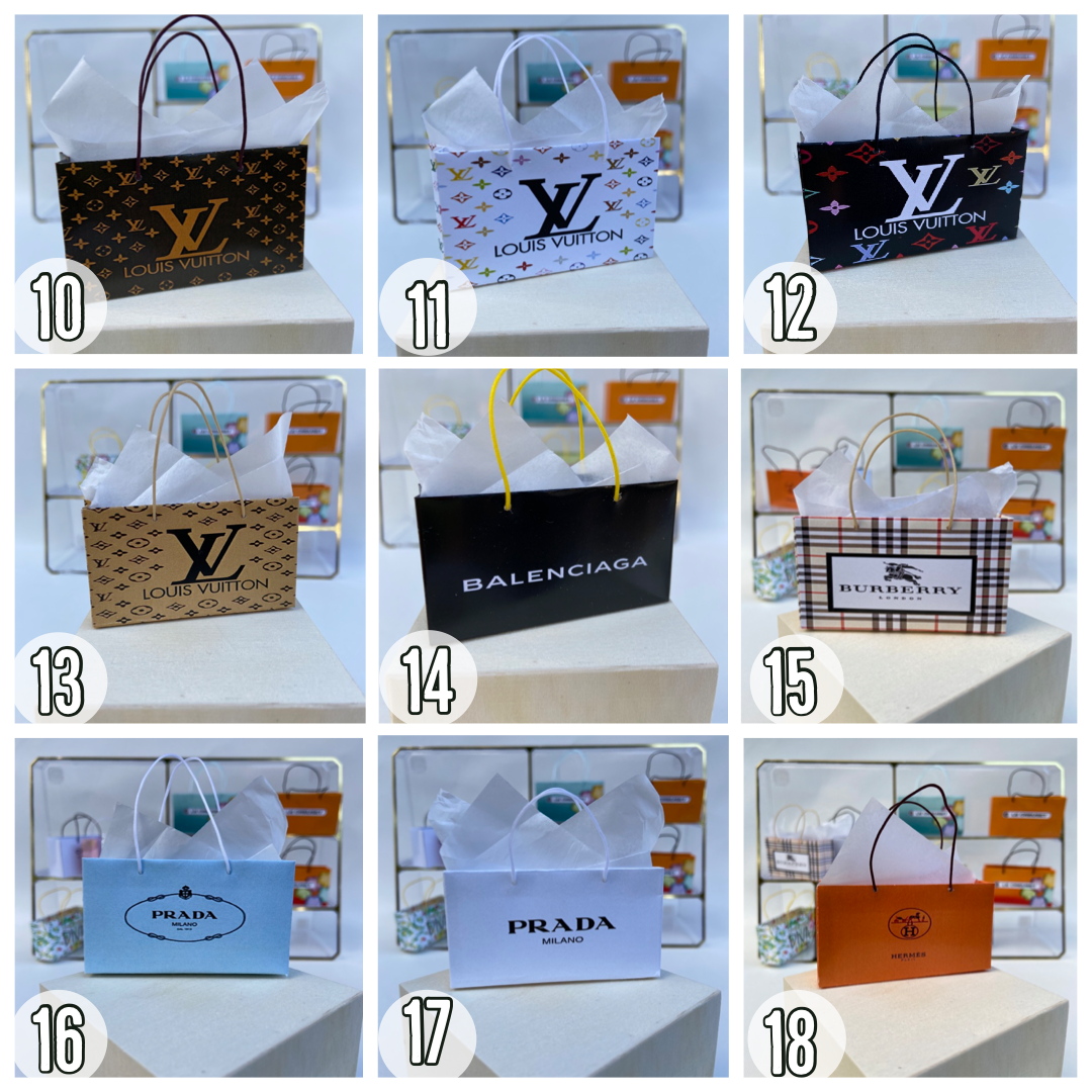 MINIATURE SHOPPING BAG STYLES 19-27