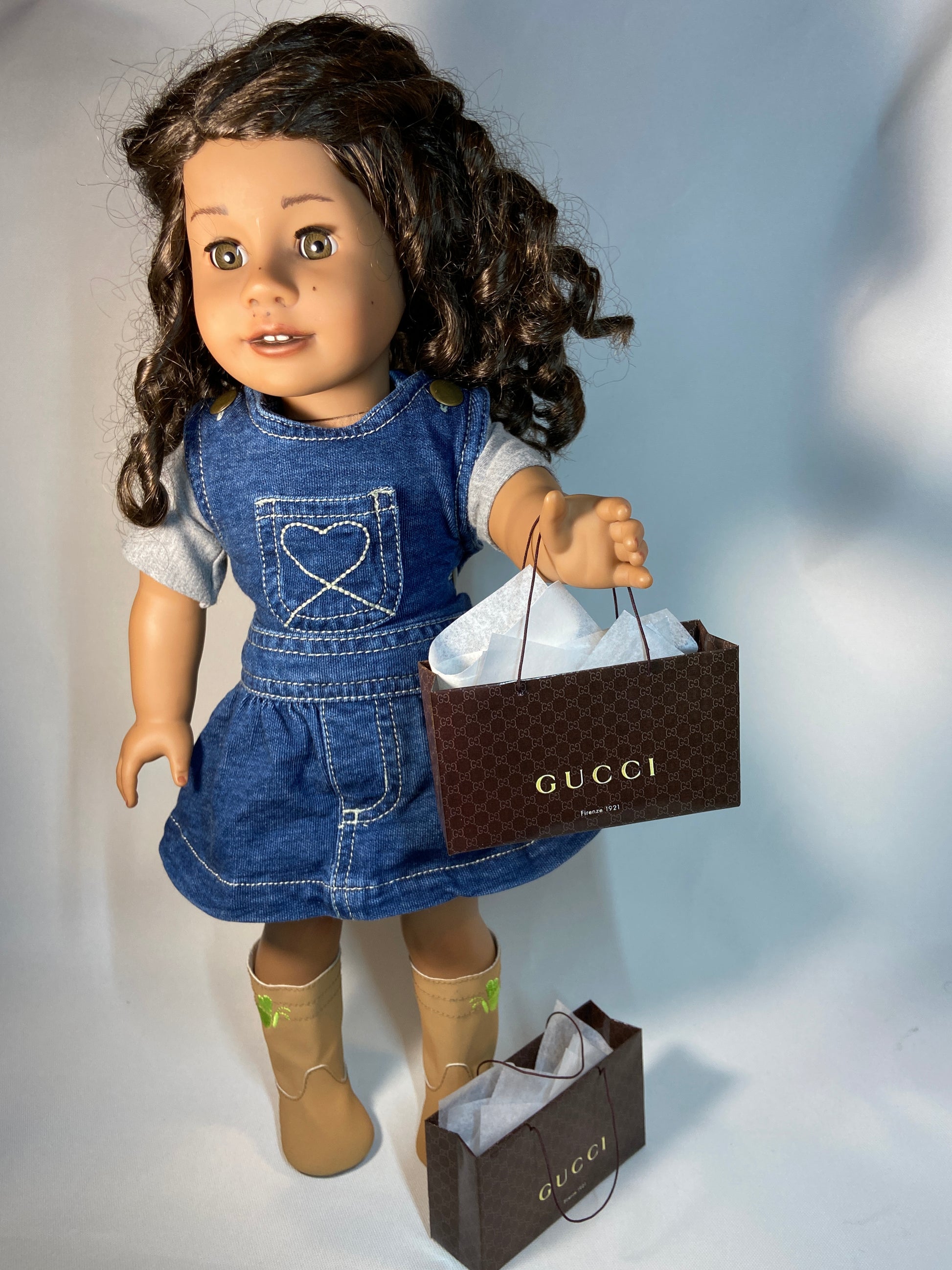 MINIATURE SHOPPING BAGS FOR AMERICAN GIRL & MY LIFE DOLLS – Art Color Dolls