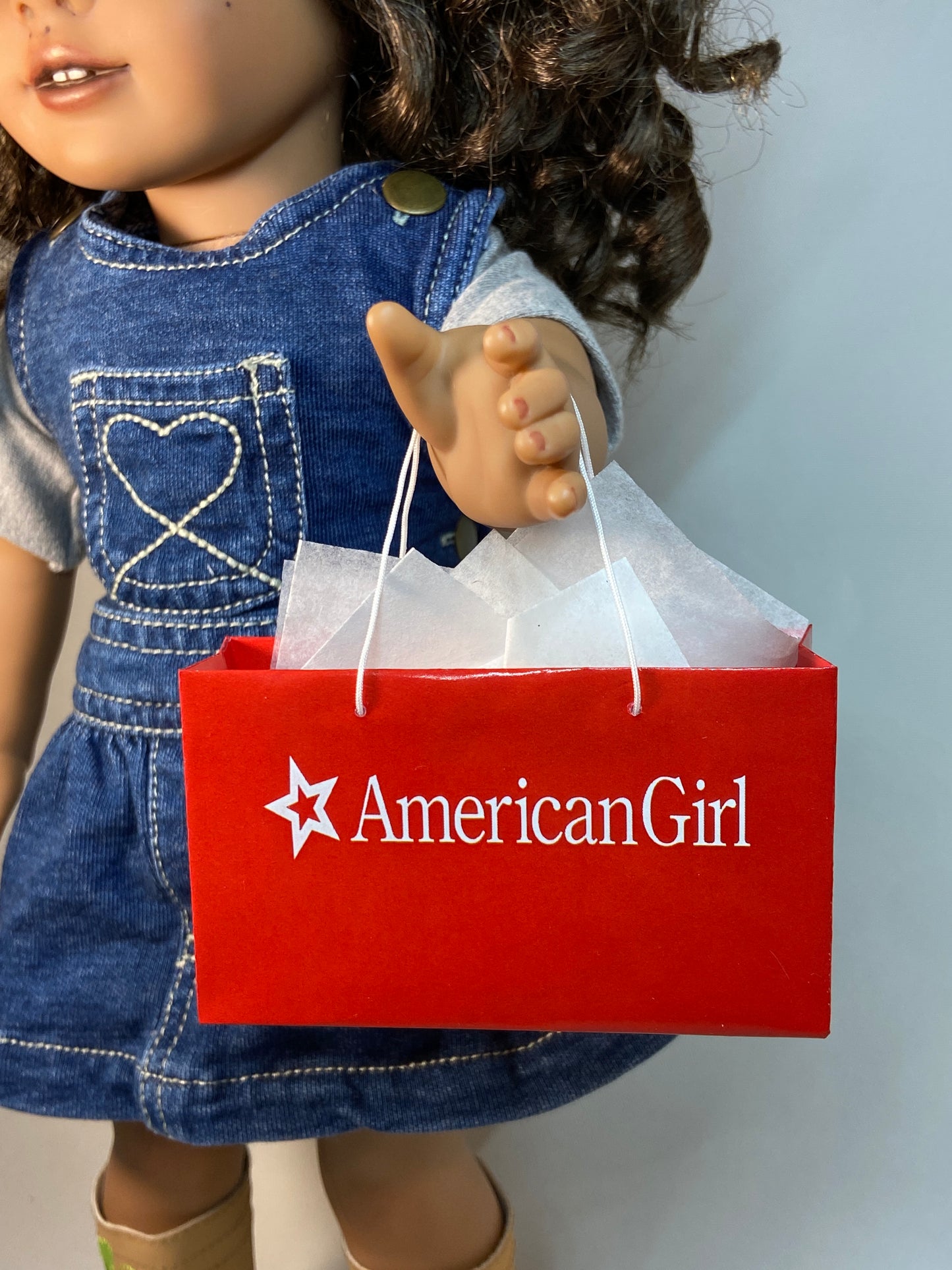 MINIATURE SHOPPING BAGS FOR AMERICAN GIRL & MY LIFE DOLLS